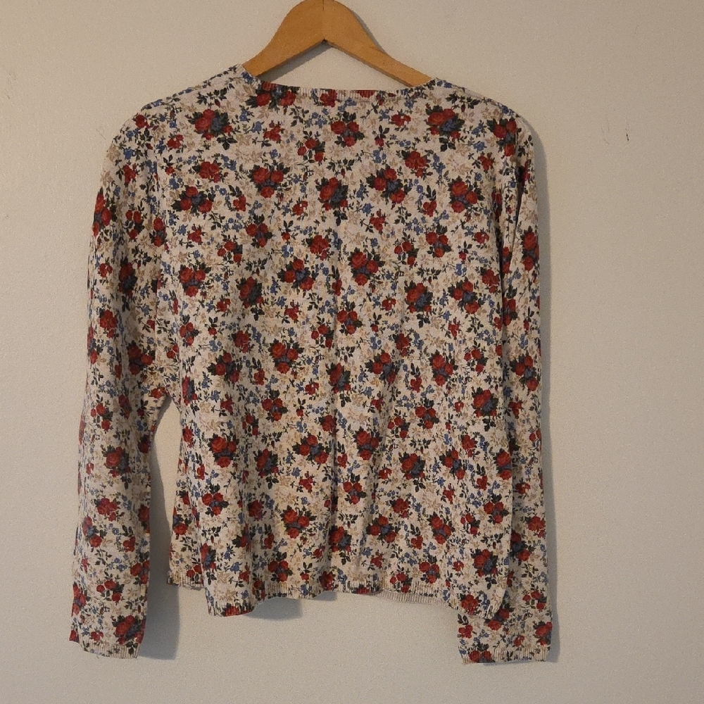 Lauren Ralph Lauren Floral Cardigan And Tank Top - Picture 3 of 7